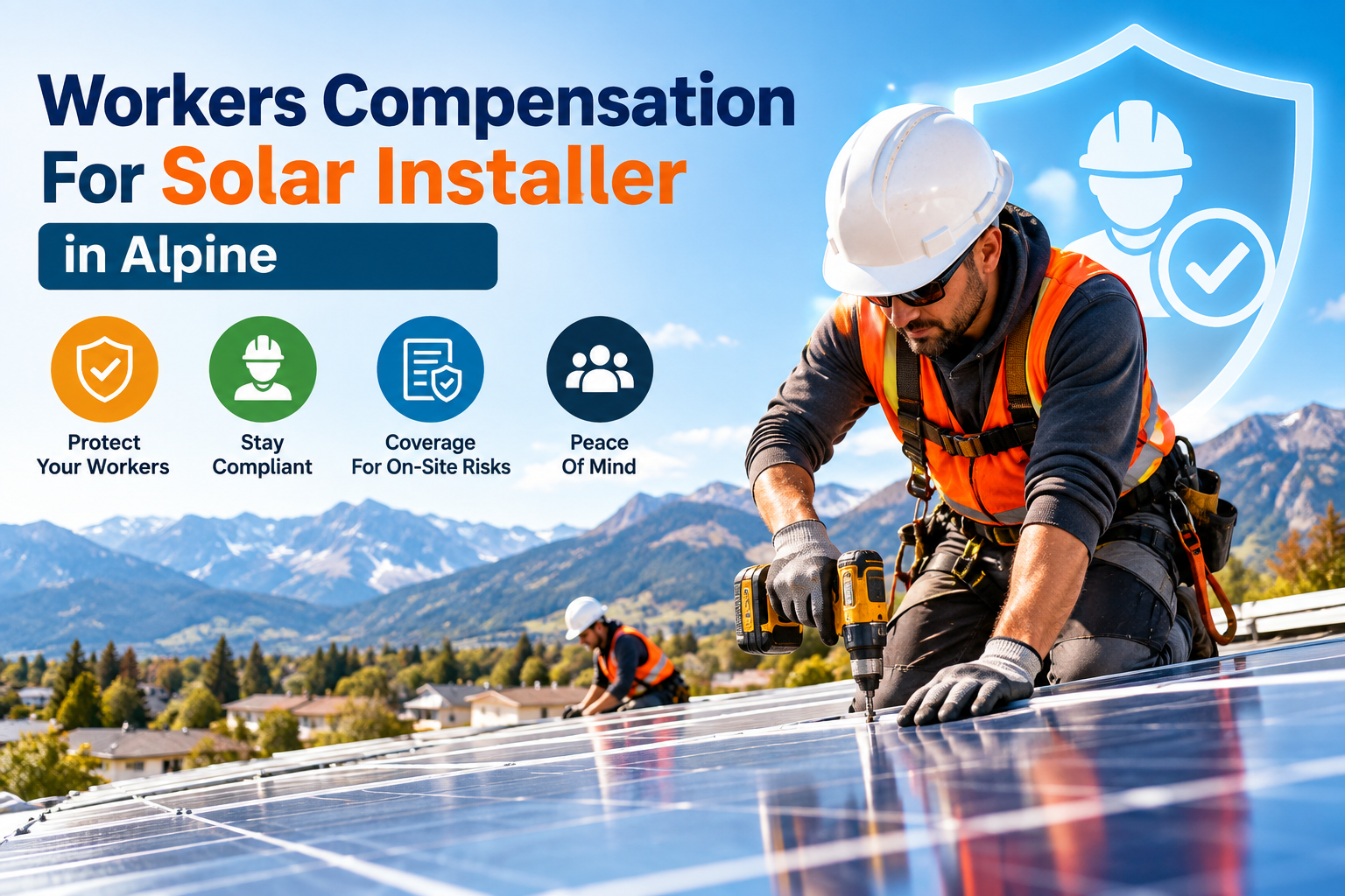 Workers Comp Insurance for Solar Installers in Alpine