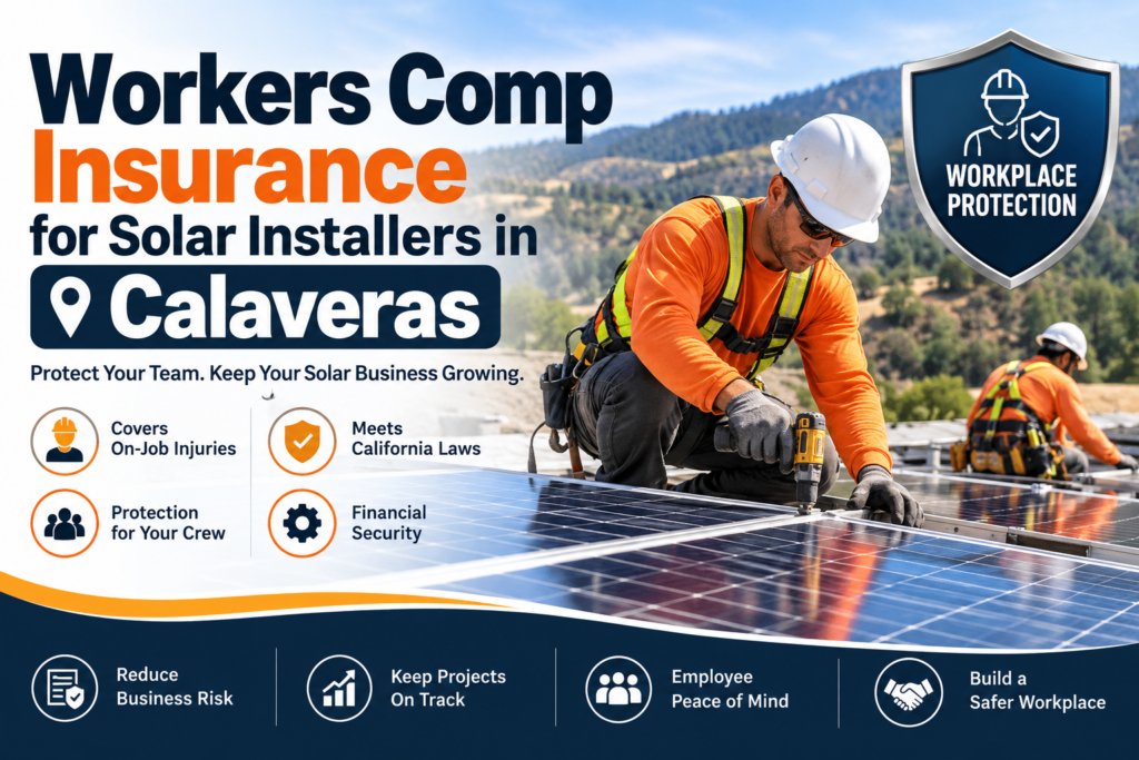 Workers Comp Insurance for Solar Installers in Calaveras